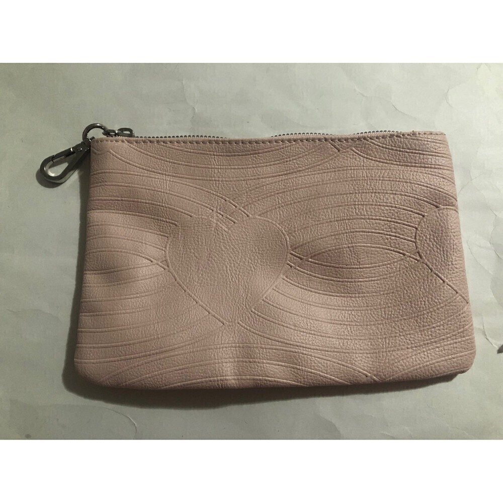 Betsey Johnson pink cosmetic bag